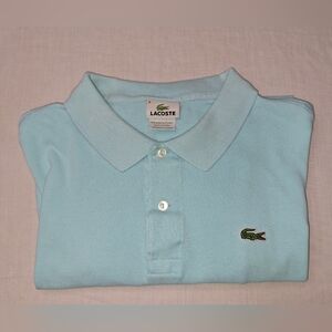 Lacoste Sky Blue Polo Shirt Size 8